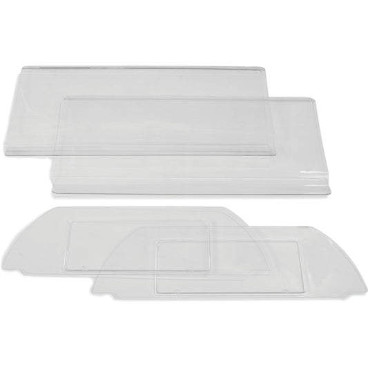 Carlisle 667207 4' Clear Six Star Replacement Sneeze Guard for Food Bar