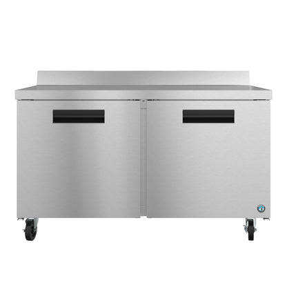 Hoshizaki WR60B Two Section Stainless Doors Worktop Refrigerator