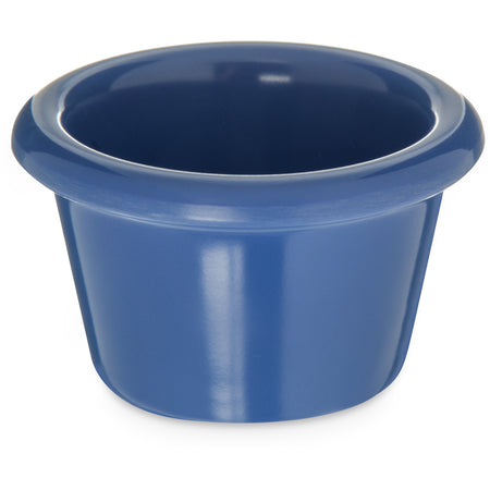 Carlisle S27514 1.5 oz Ocean Blue Melamine Smooth Ramekin