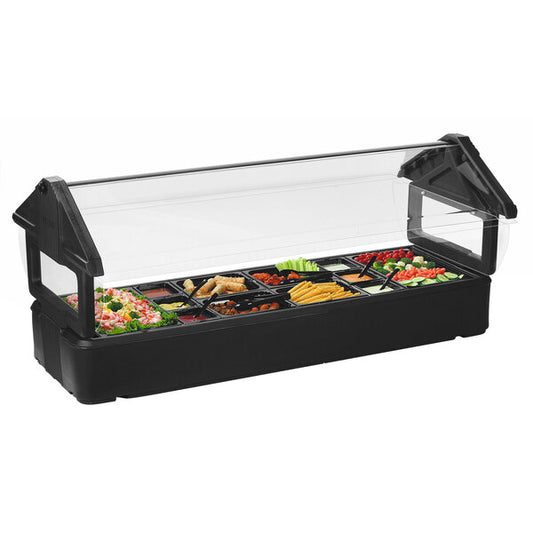 Carlisle 660103 6' Black Six Star Tabletop