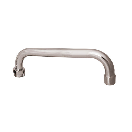 BK Resources EVO-SPT-10 10" Stainless Steel Evolution Series Swing Spout, 2.0 GPM Flow Rate