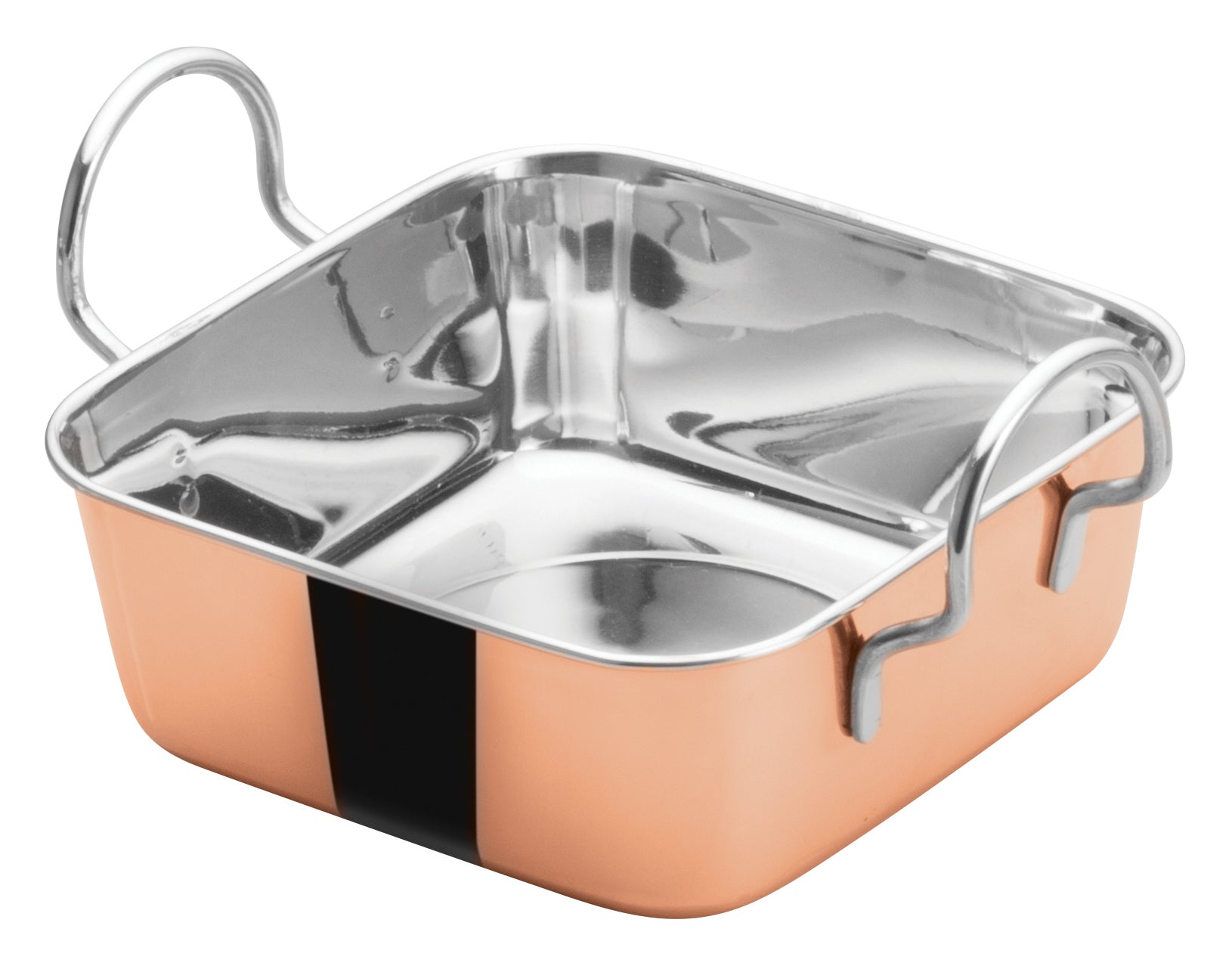 Winco DDSB-202C 5-3/16" Copper-Plated Mini Roasting Pan