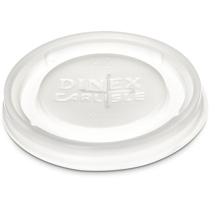 Dinex DX5600ST8714 Clear Fenwick Lid with Straw Slot (Fits DXFT607)(1000/cs)