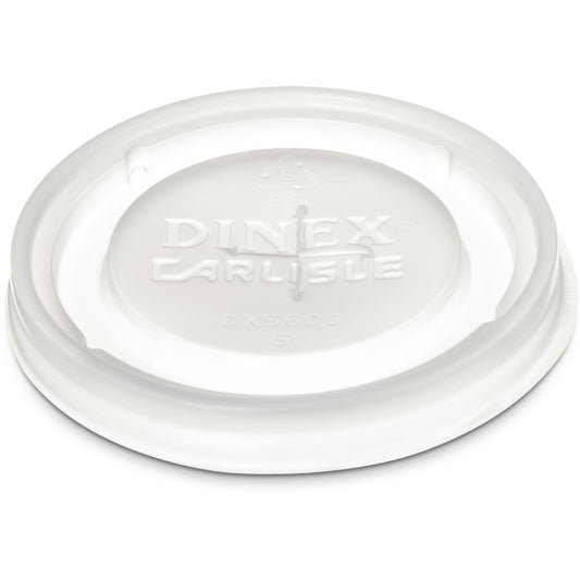 Dinex DX5600ST8714 Clear Fenwick Lid with Straw Slot (Fits DXFT607)(1000/cs)