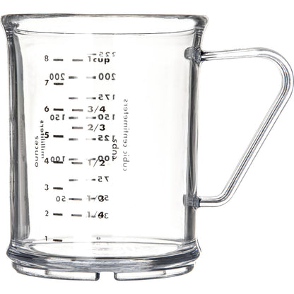 Carlisle 431507 1 cup/8 oz Clear Polycarbonate Measuring Cup