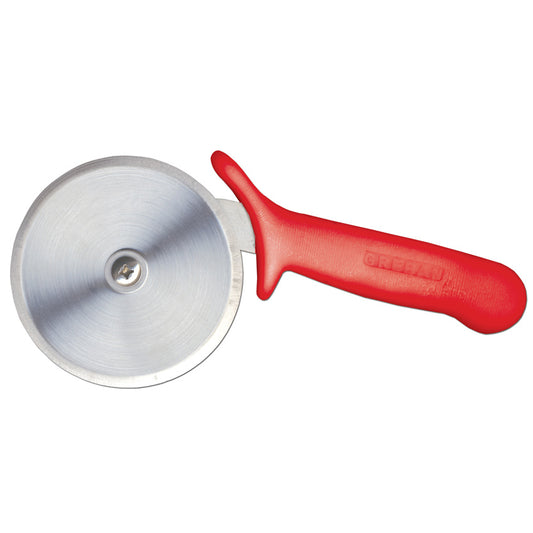 Omcan 12813 4" Red Handle R-Style Pizza Cutter