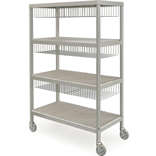 Dinex DXPMPR604M Stainless Steel Transport & Tray Drying Rack - Aluminum