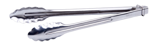 Winco UTLK-12 12" Utility Tong with Locking Ring