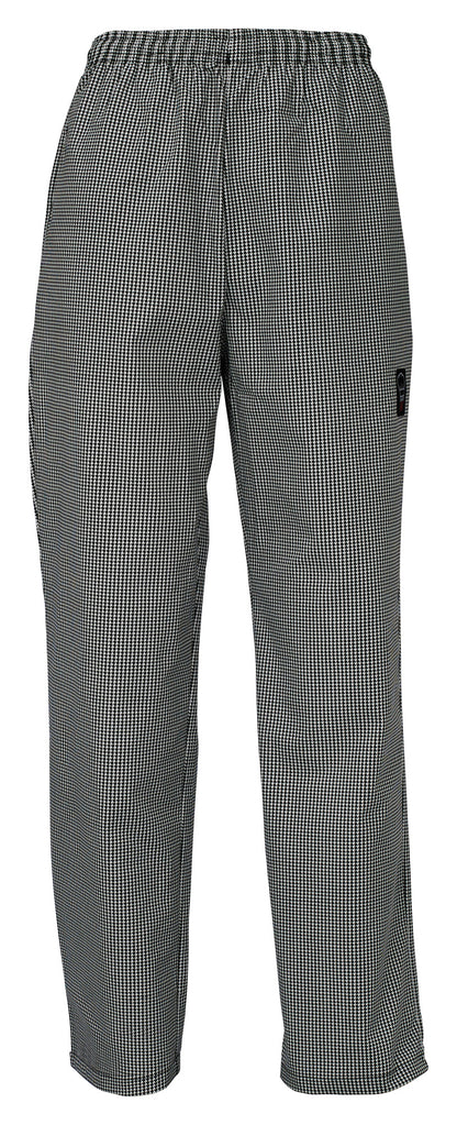 Winco UNF-4KXXL 2XL Houndstooth Chef Pants