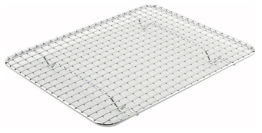 Winco PGW-810 8" x 10" Chrome-Plated Pan Grate for Half-size Steam Pan