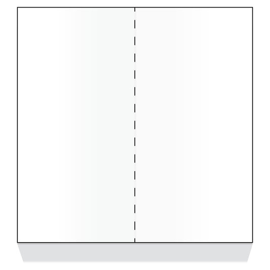 Dinex DX6ST0010000 8-1/2"x11" White Blank Laser-Compatible Sheets, Unprinted Both Sides