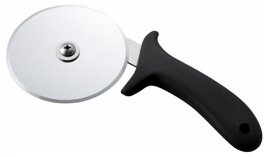 Winco PPC-4 4" Black Polypropylene Handle Pizza Cutter
