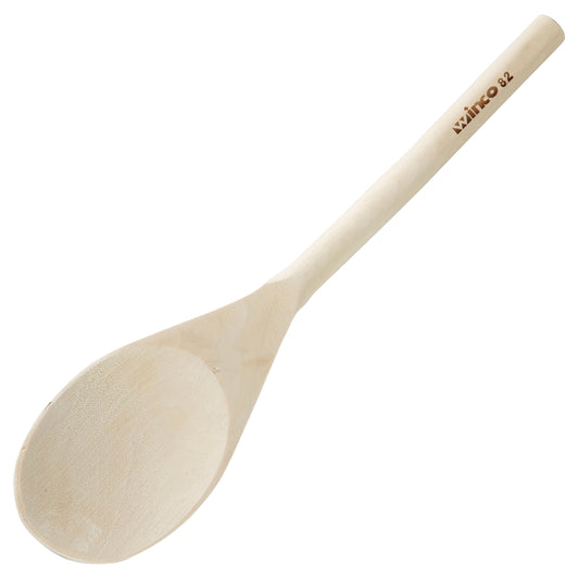 Winco WWP-12 12" Wooden Stirring Spoons