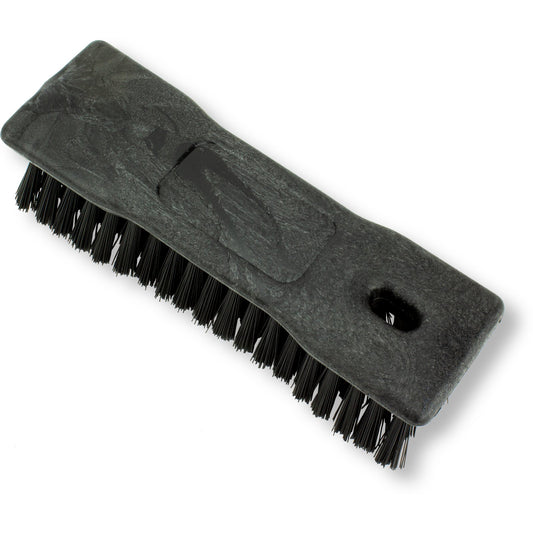 Carlisle 42024EC03 8" Black Comfort Grip Hand Scrub Brush