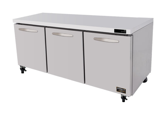 Kool-It KUCR-72-3 72" Triple Door Undercounter Refrigerator