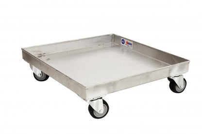Omcan 31858 16-Gauge 304 Stainless Steel Dish Rack Dolly/Cart