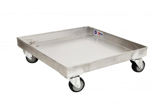 Omcan 31858 16-Gauge 304 Stainless Steel Dish Rack Dolly/Cart