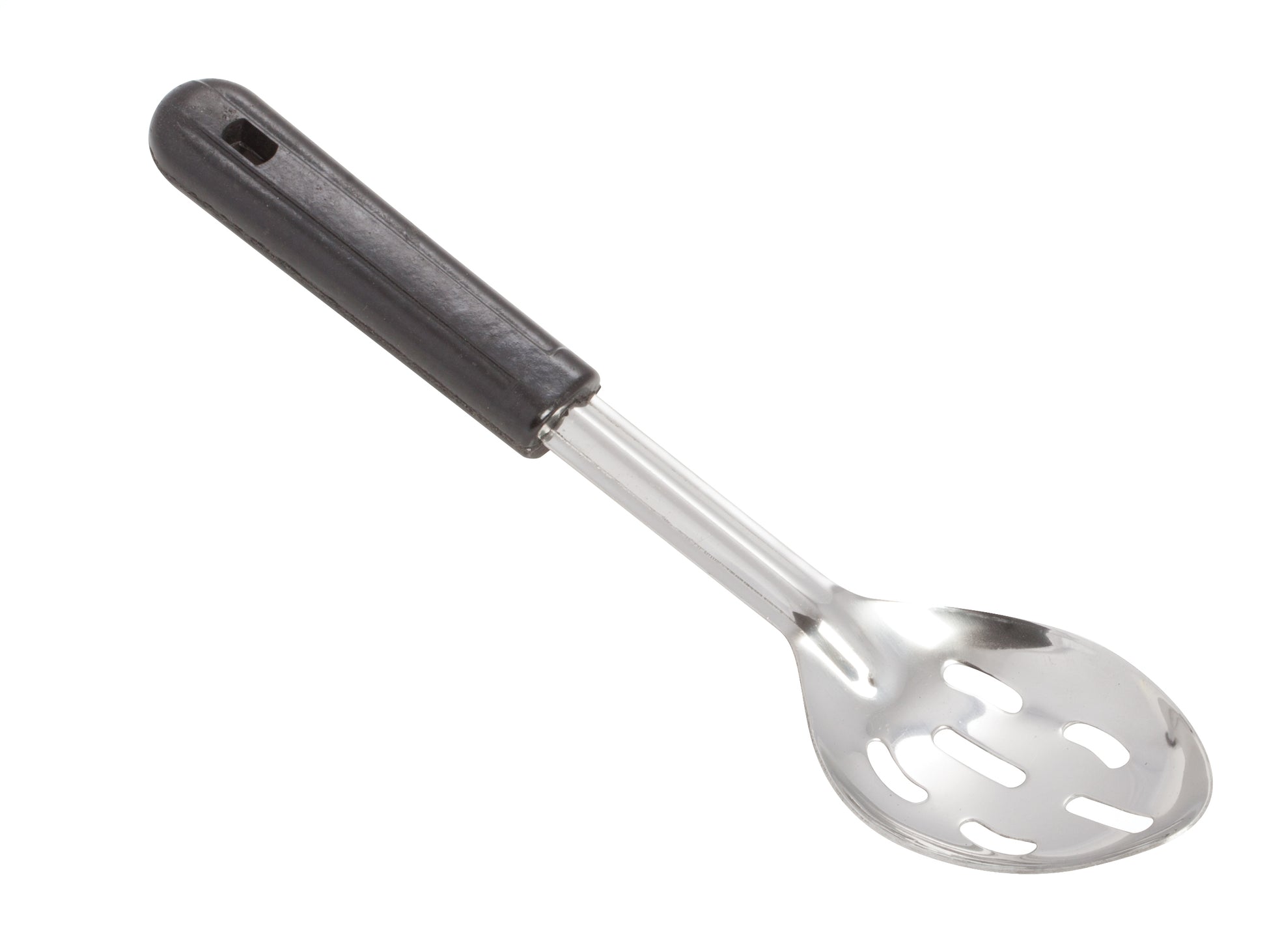 Winco BSSB-11 11" Stainless Steel Slotted Basting Spoon