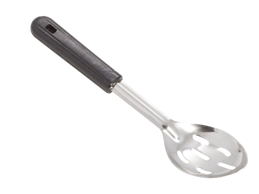 Winco BSSB-11 11" Stainless Steel Slotted Basting Spoon