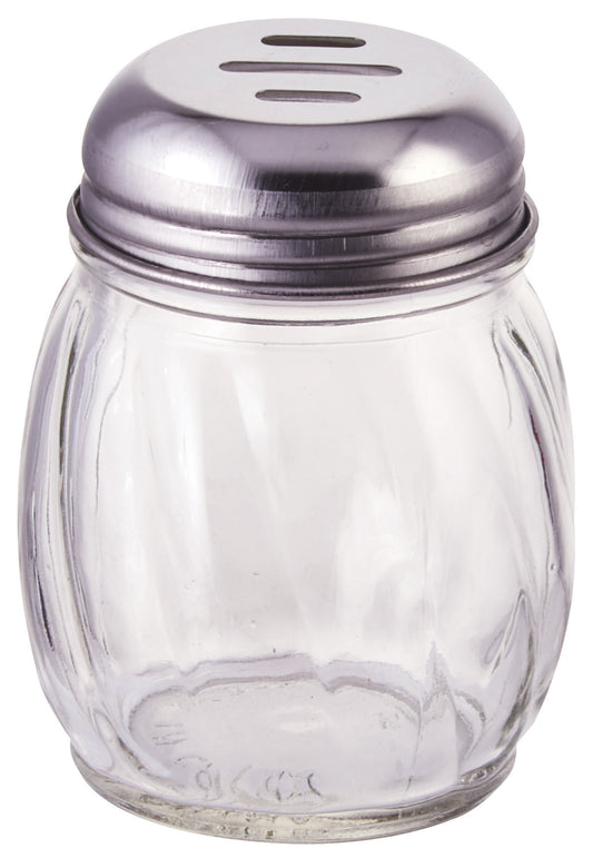 Winco G-108 6 oz. Slotted Top Cheese Shaker