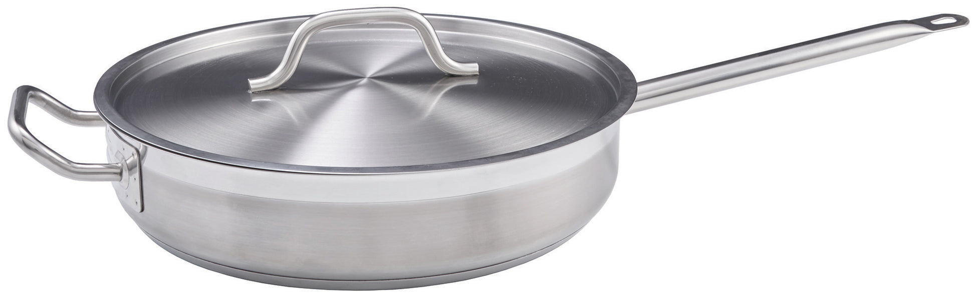 Winco SSET-5 5 Qt. Saute Pan w/Cover