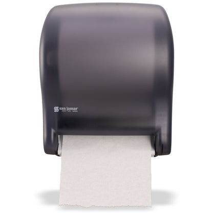 San Jamar T8000TBK Black ABS Classic Tear-N-Dry Essence Roll Towel Dispenser