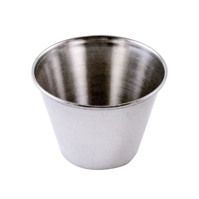 Omcan 80822 2 1/2 oz Stainless Steel Sauce Cup