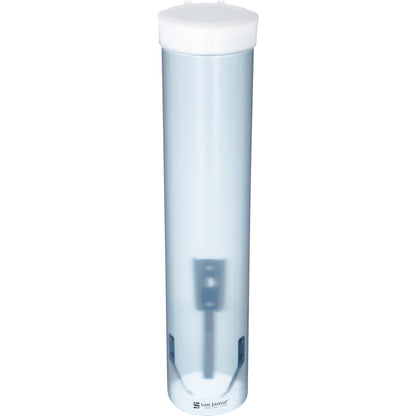 San Jamar C3165FBL 16" Medium Frosted Blue Pull-Type Water Cup