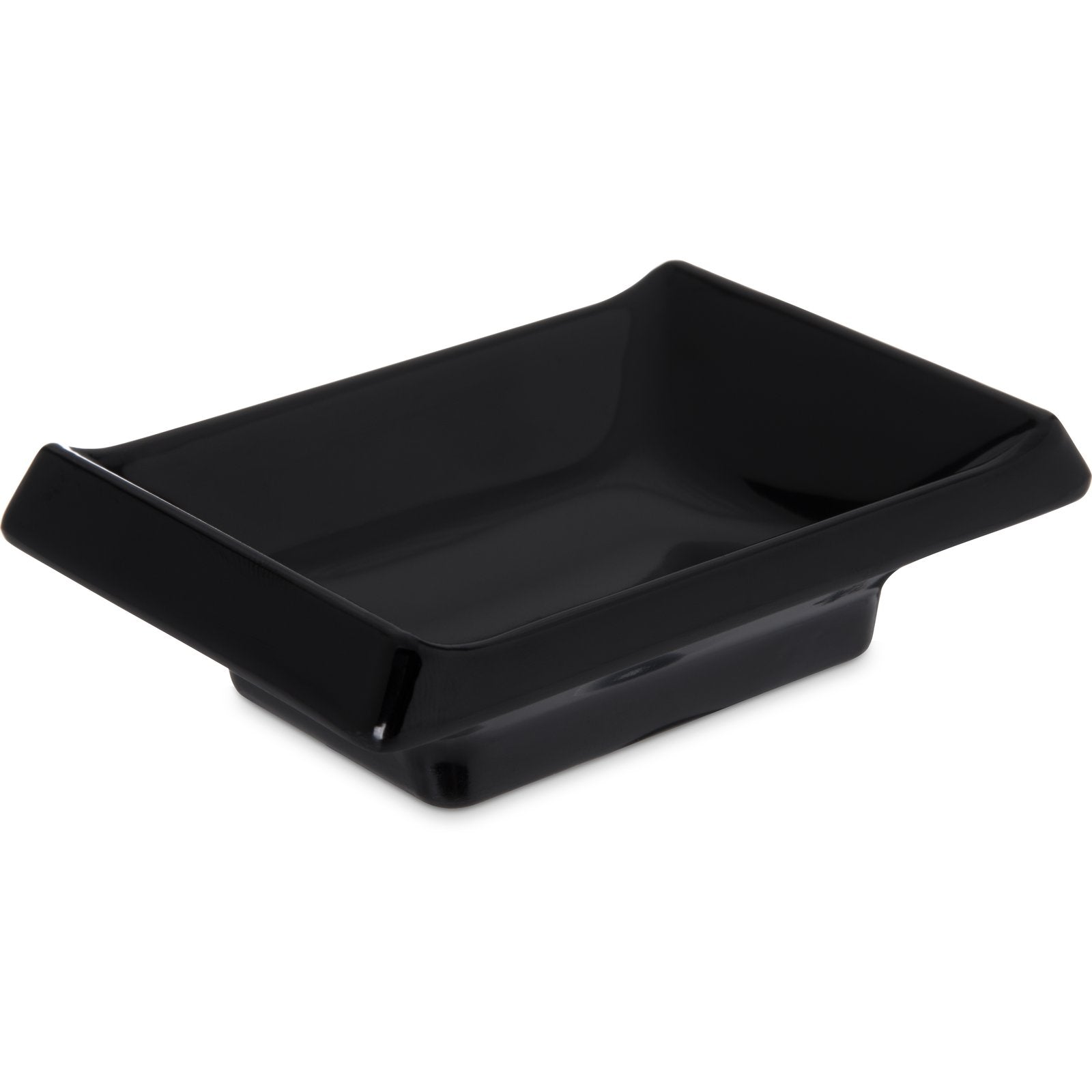 Carlisle 86403 2 oz Black Melamine Japanese Style Ramekin