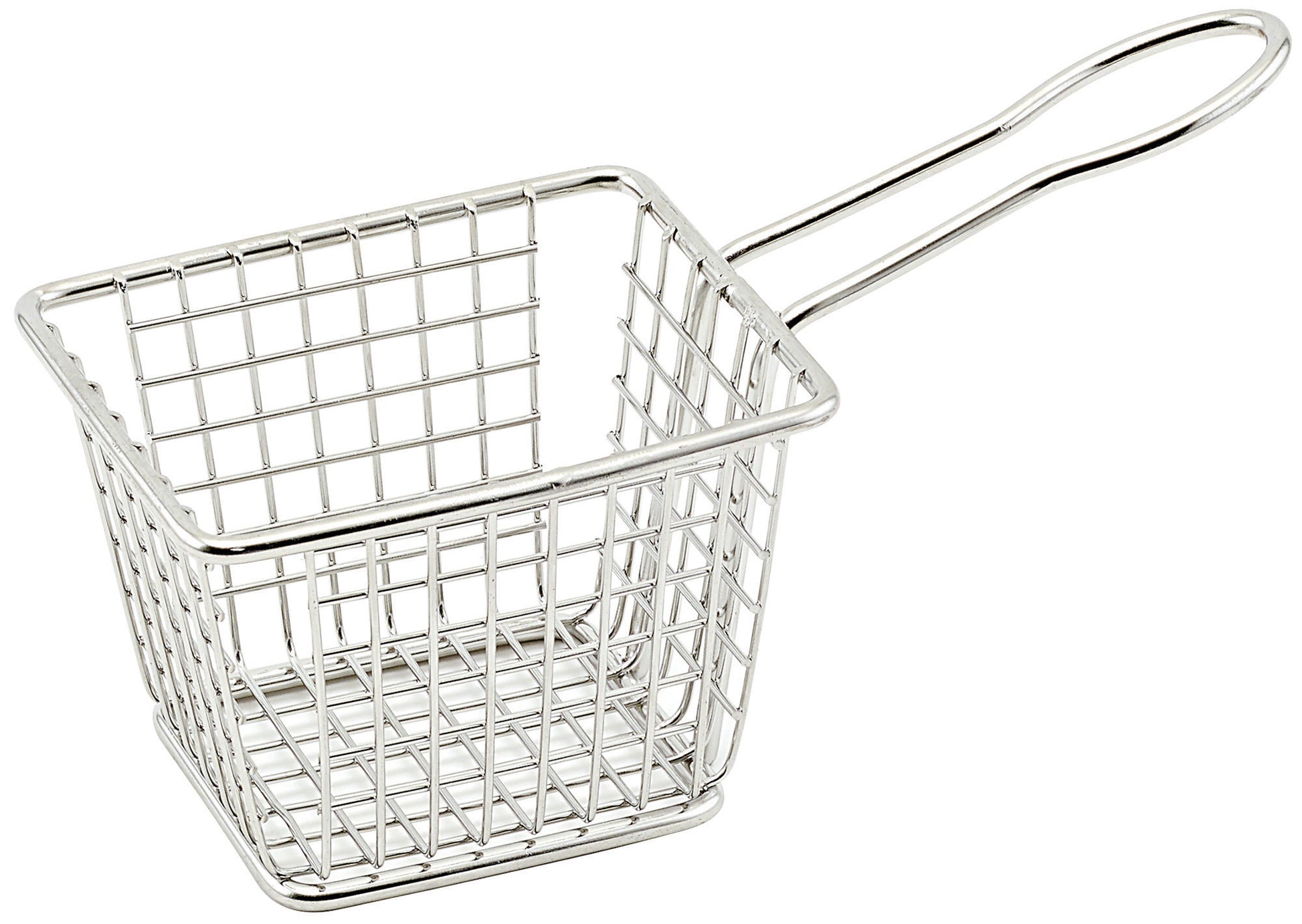 Winco FBM-433T 4"x3"x3" Rectangular Mini Fry Basket
