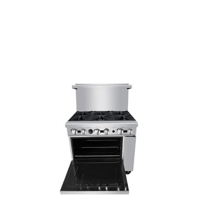 Atosa AGR-6B-NG 36" Natural Gas Six Burner Gas Range