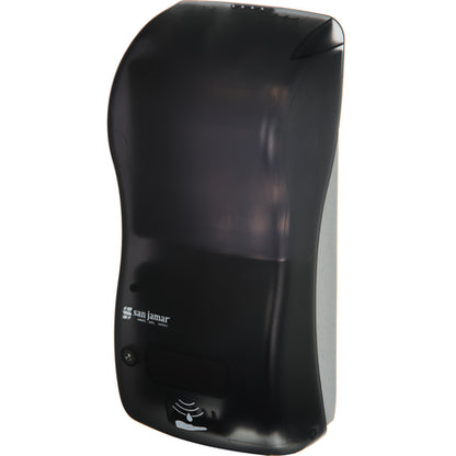 San Jamar SH900TBK 900 mL Black Pearl Plastic Classic Rely Hybrid Electronic Soap, Liquid & Lotion