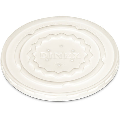 Dinex DX9300B7000 4.5" White Tropez Bowl Lid (1000/cs)