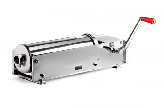Omcan 13722 All Stainless Steel Elite Series Horizontal Two-Speed Gear-Driven Sausage Stuffer