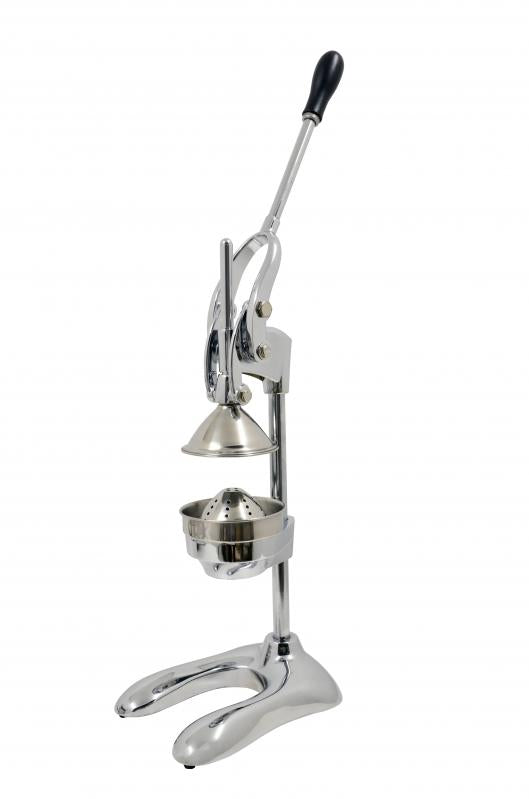 Omcan 23575 Chrome Manual Citrus Squeezer with 5" Cutter Plate Diameter