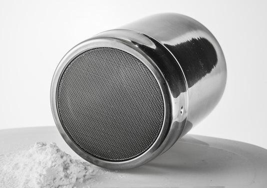 Winco SSD-10 10 oz. Stainless Steel Powdered Sugar Dispenser