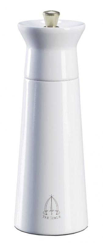 Omcan 43706 15-cm Nabucco Series Classic Collection - Salt Mill White Beech Wood