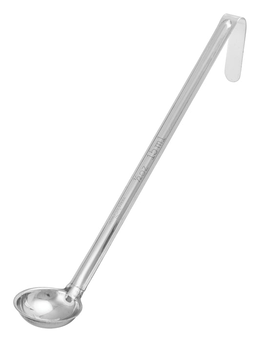 Winco LDIN-0.5 1/2 oz. Stainless Steel Ladle