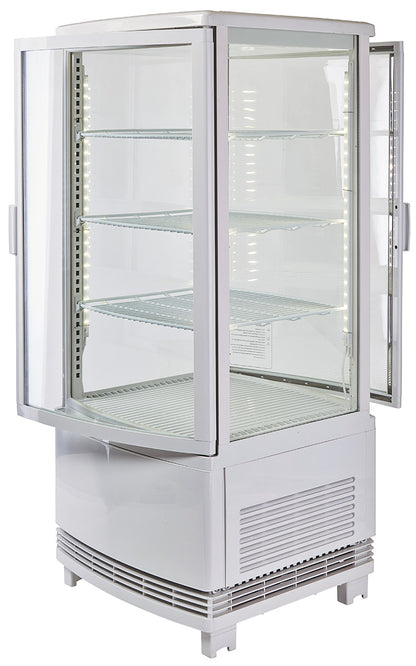Winco CRD-1 White Countertop Refrigerated Beverage Display