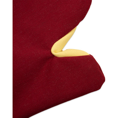 San Jamar KT0218 17 inch Maroon Nomex Cool Touch Flame - Conventional Mitt