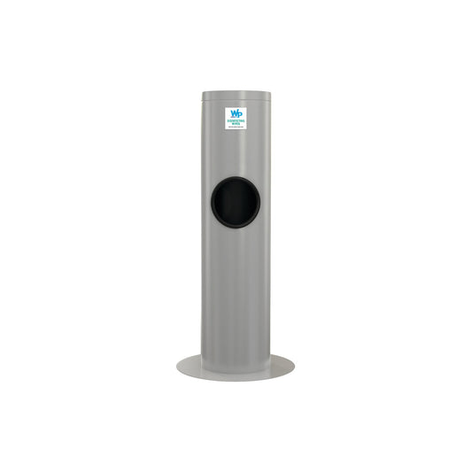 WipesPlus 38027 35" Silver Powder Coated Floor Dispenser