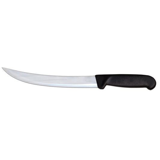 Omcan 12307 8-inch Breaking Knife with Black Polypropylene Handle