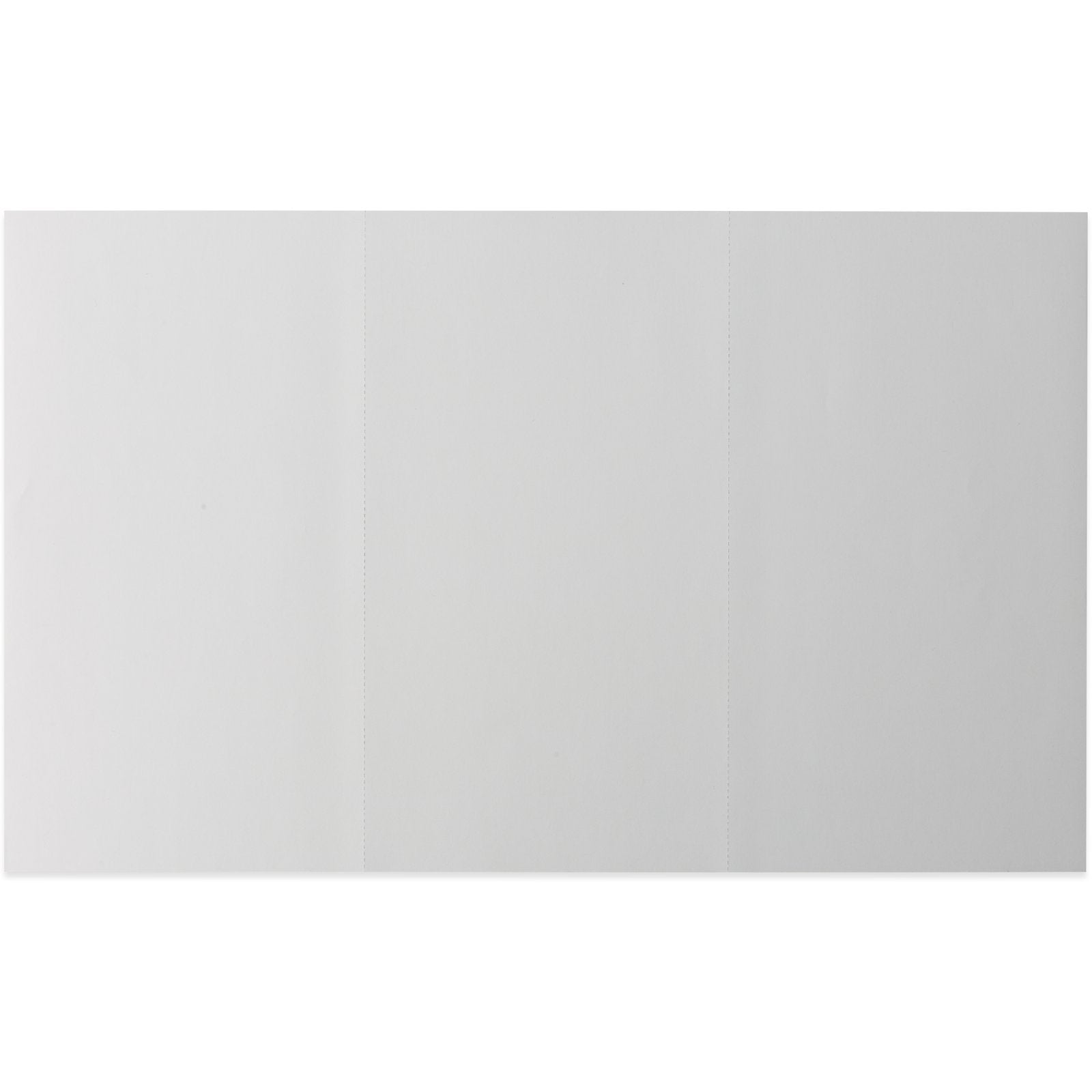 Dinex DX6SM0010000 8-1/2"x14" White Blank Laser-Compatible Sheets, Two 8-1/2" perf (3 panel) Unprinted