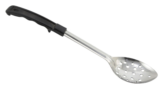 Winco BHPN-13 13" Stainless Steel Perforated Basting Spoon with Plastic Handle