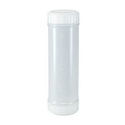 San Jamar 857324S 24 oz Natural EZ-KLEEN Sauce Bottle - Green Valve - Low Viscosity - 6 pack