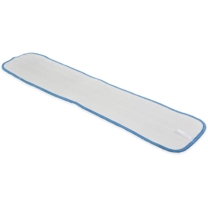 Carlisle 363322414 24" Blue Polyester/Polyimide Blend Microfiber Wet Mop Pad