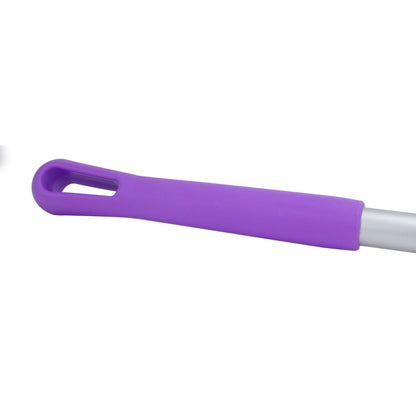 Carlisle 40246EC68 30" Purple Natural Aluminum Handle with Color-Coded Tip and Hang Up Cap