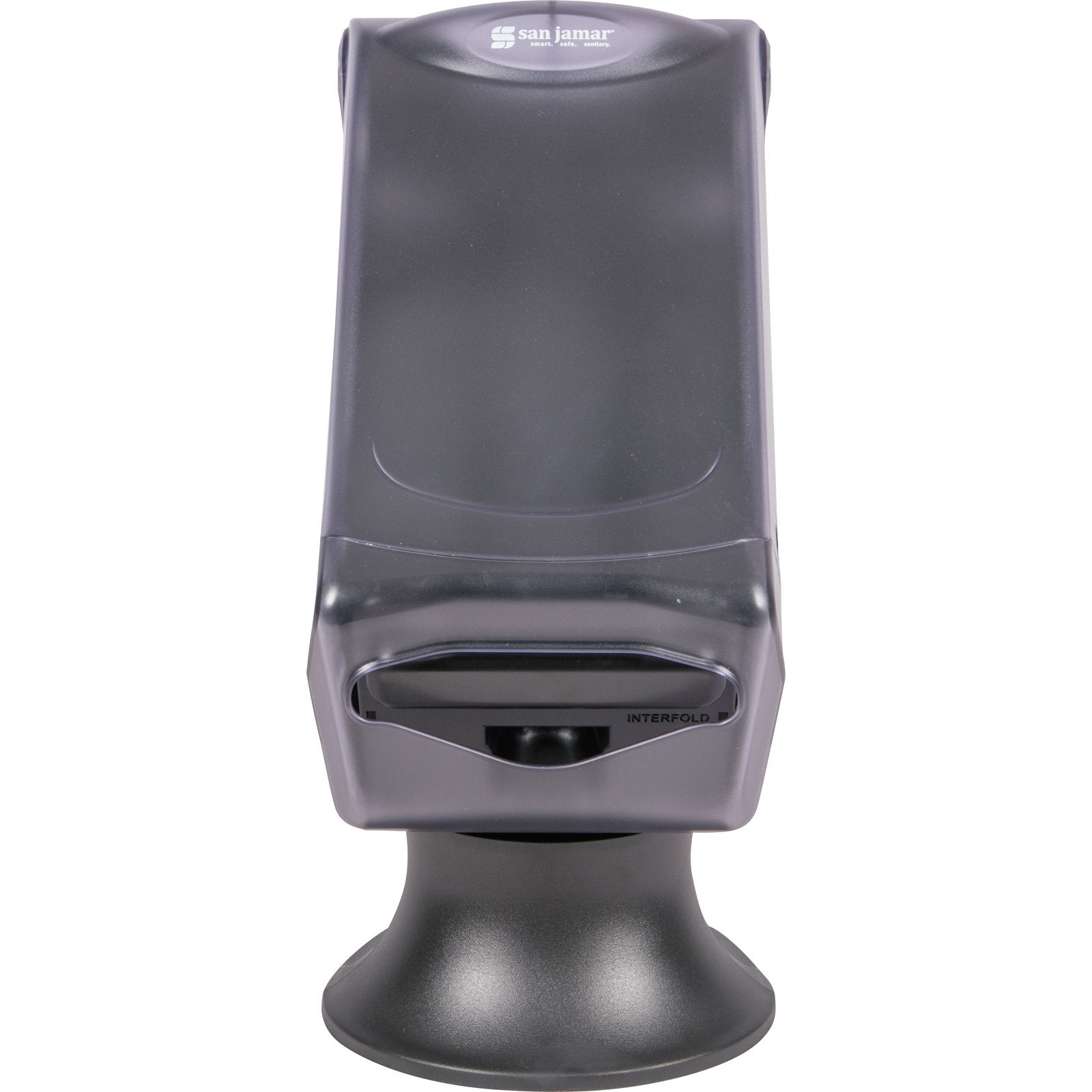 Carlisle H5005SCL 550 Napkin Clear Plastic Countertop Venue Napkin Dispenser, Minifold Control Face