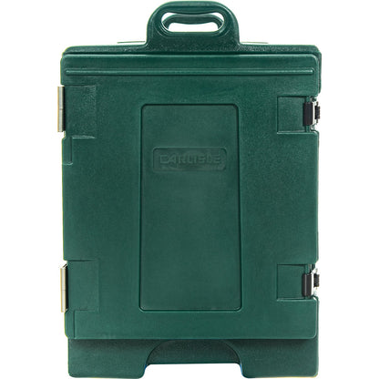 Carlisle PC300N08 Forest Green Cateraide Front Loading 5 Full Size Insulated Food Pan Carrier
