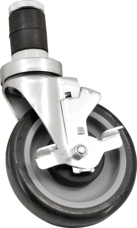 Omcan 14395 5" Industrial Caster for Worktables with Brake